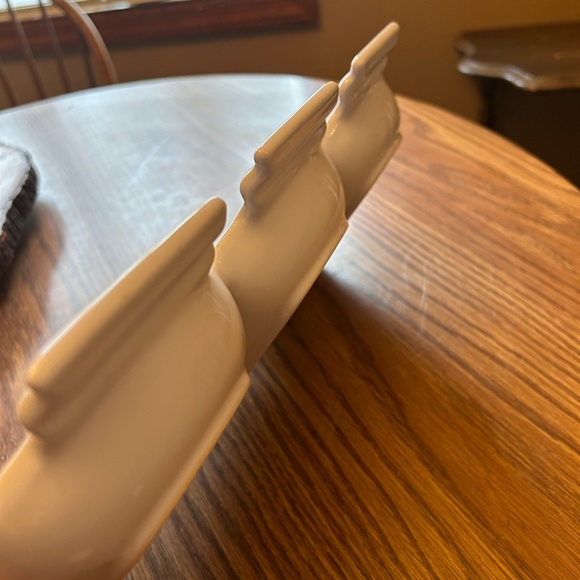 Mason jar - ceramic divided tray - white / measurements in photos - Picture 5 of 9